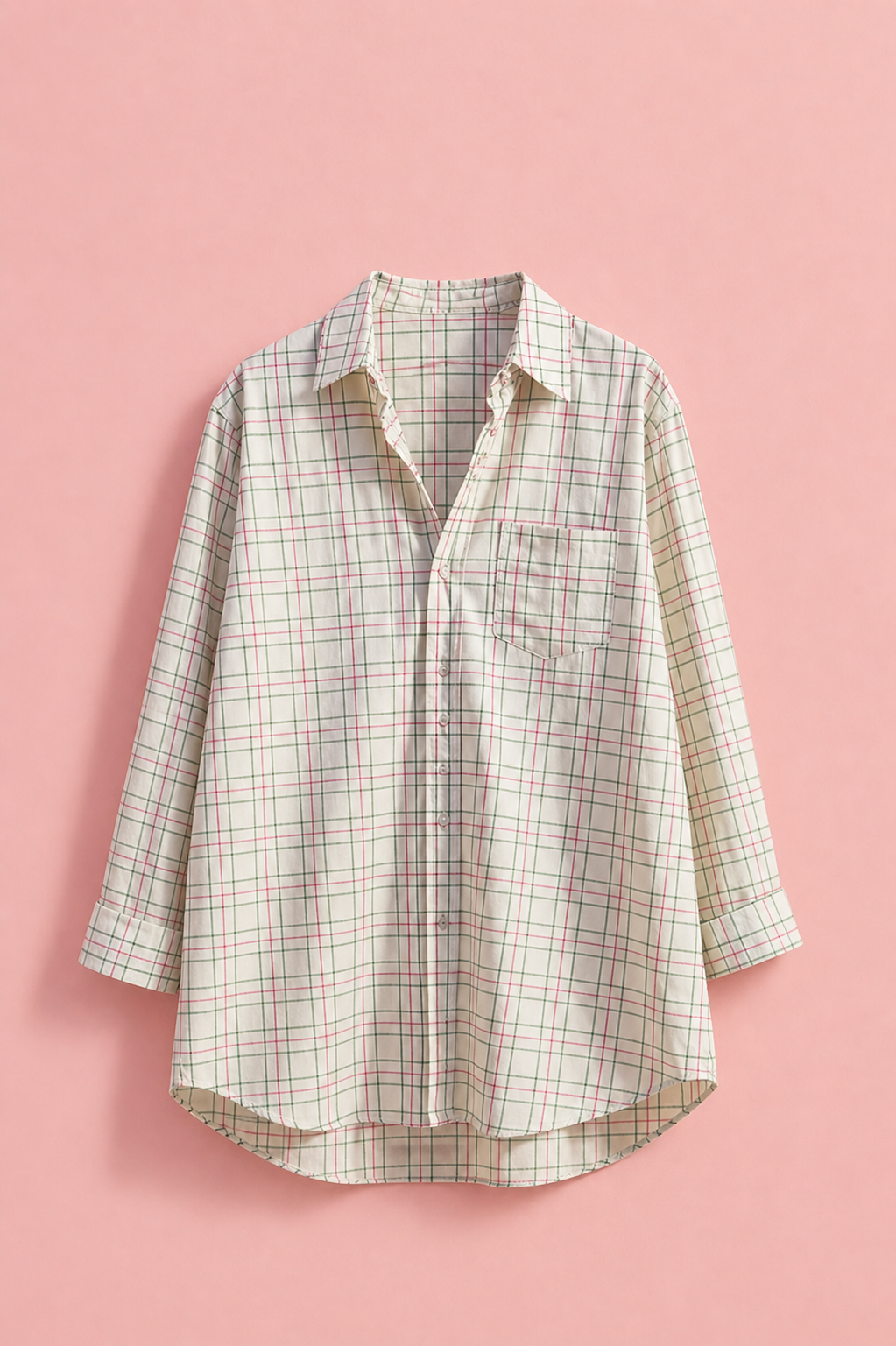 Multibox Oversized Button-Down Shirt