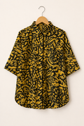 Leopard Oversized Button Down Shirt