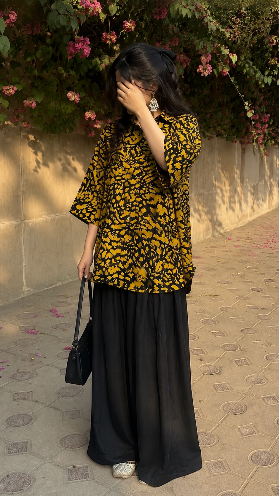 Leopard Oversized Button Down Shirt