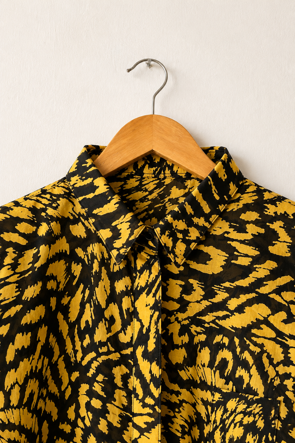 Leopard Oversized Button Down Shirt
