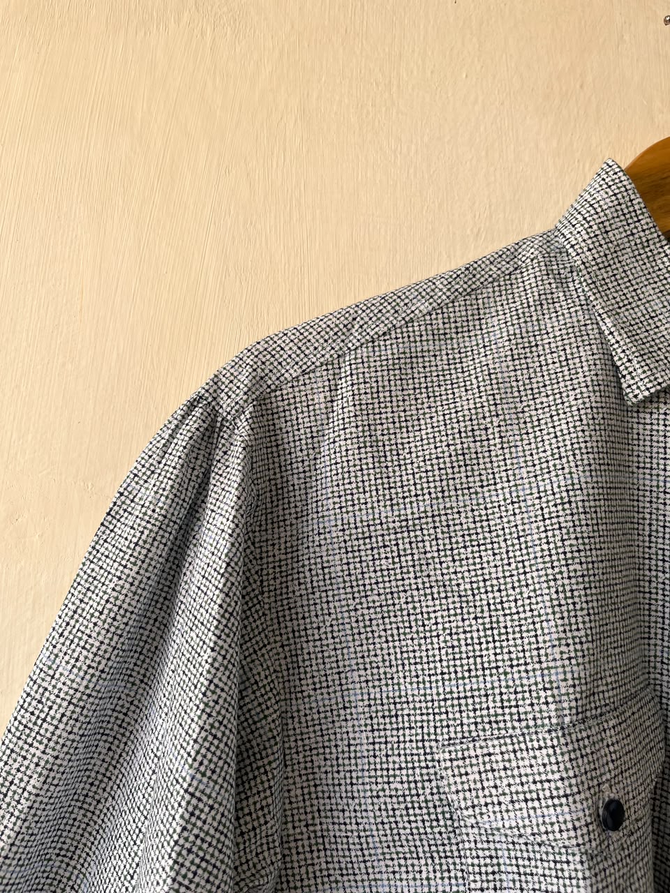 Classic Grid Oversized Button Down Shirt